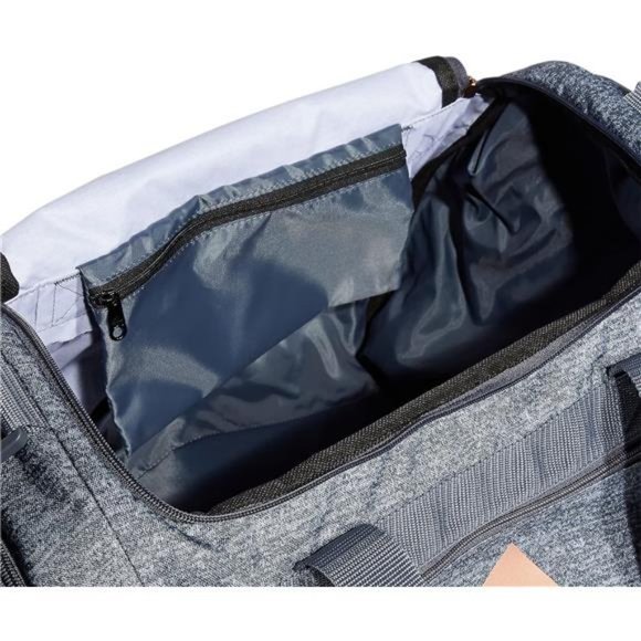 New Adidas Unisex Defender 4 Small Duffel Bag (Onix Grey/Rose Gold)‎ - Picture 3 of 6